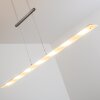 Ramsele Hanglamp LED Chroom, Nikkel mat, 7-lichts