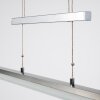 Ramsele Hanglamp LED Chroom, Nikkel mat, 7-lichts