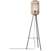 Brilliant Woodrow Staande lamp Bruin, 1-licht